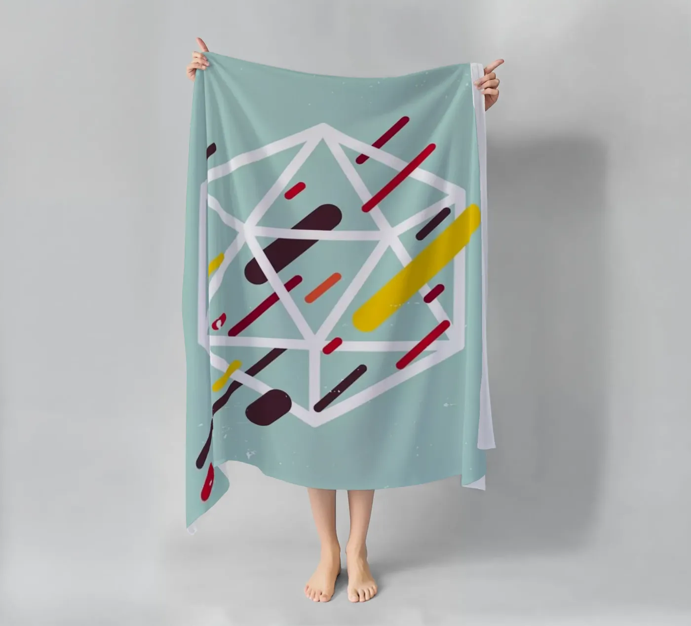 Polyhedra serviette de plage de LeDieg