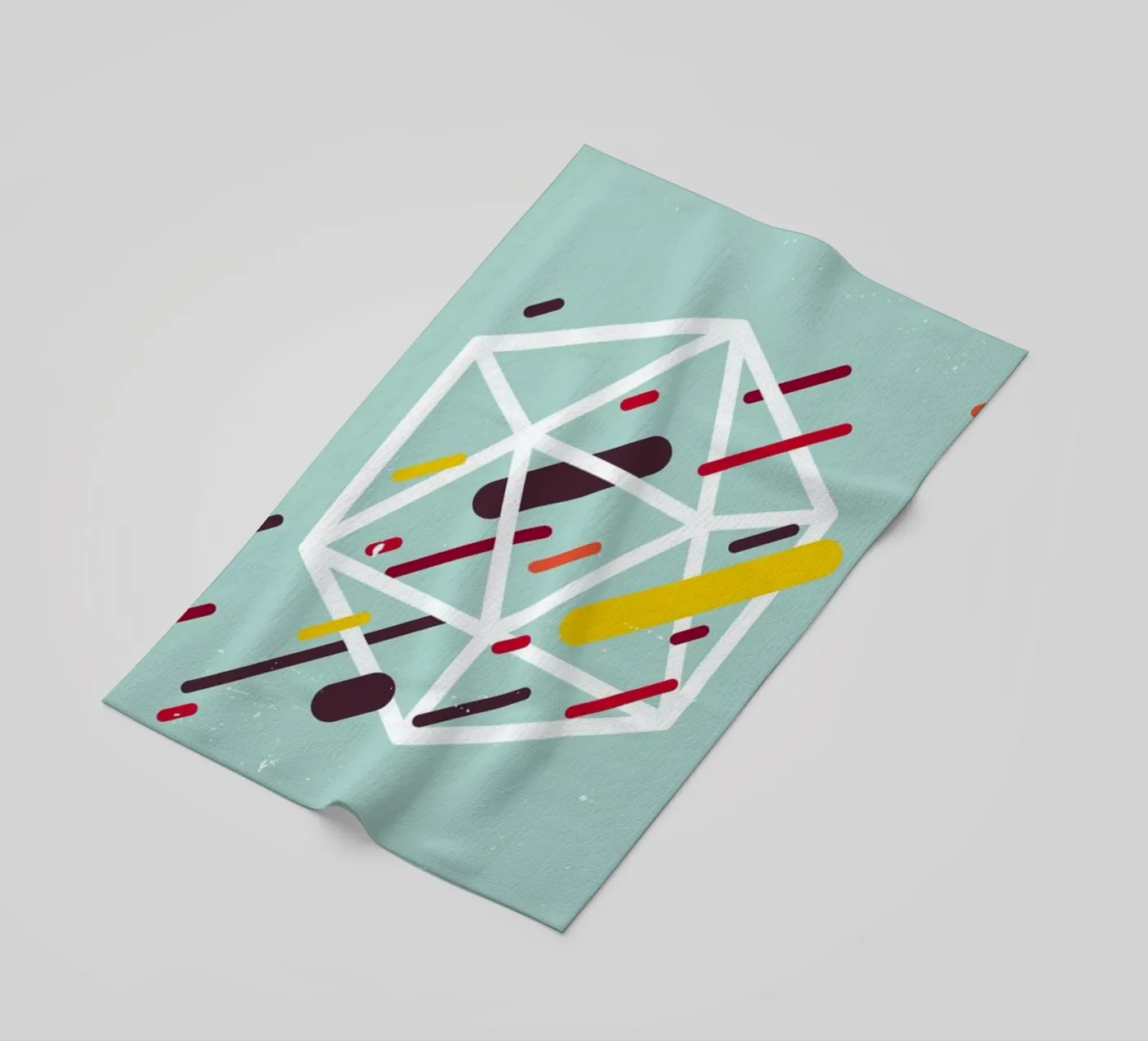Polyhedra serviette de plage de LeDieg