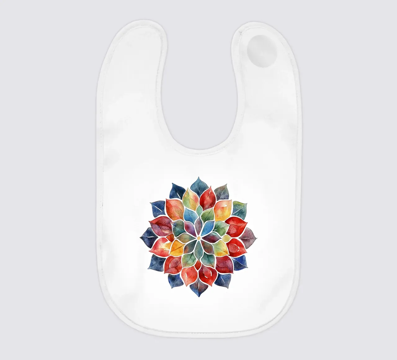 Mandala terrestre ad acquerello bavaglino da Spiritual Touch