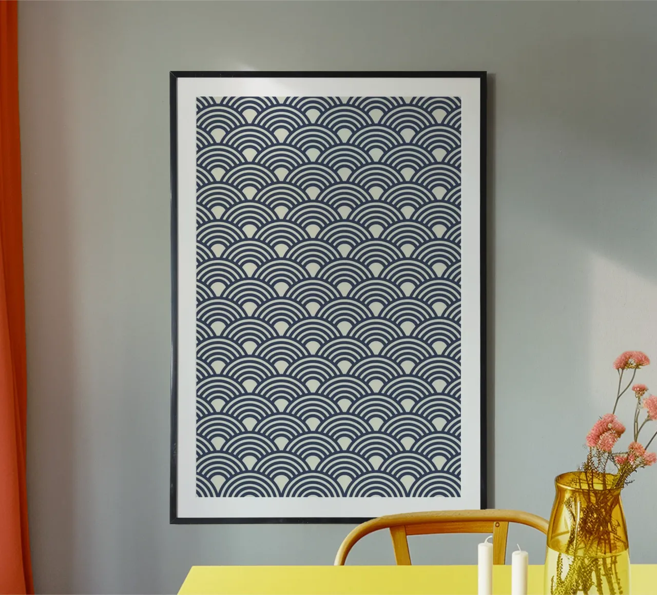 Eastern Waves Dark poster da Bo Lundberg