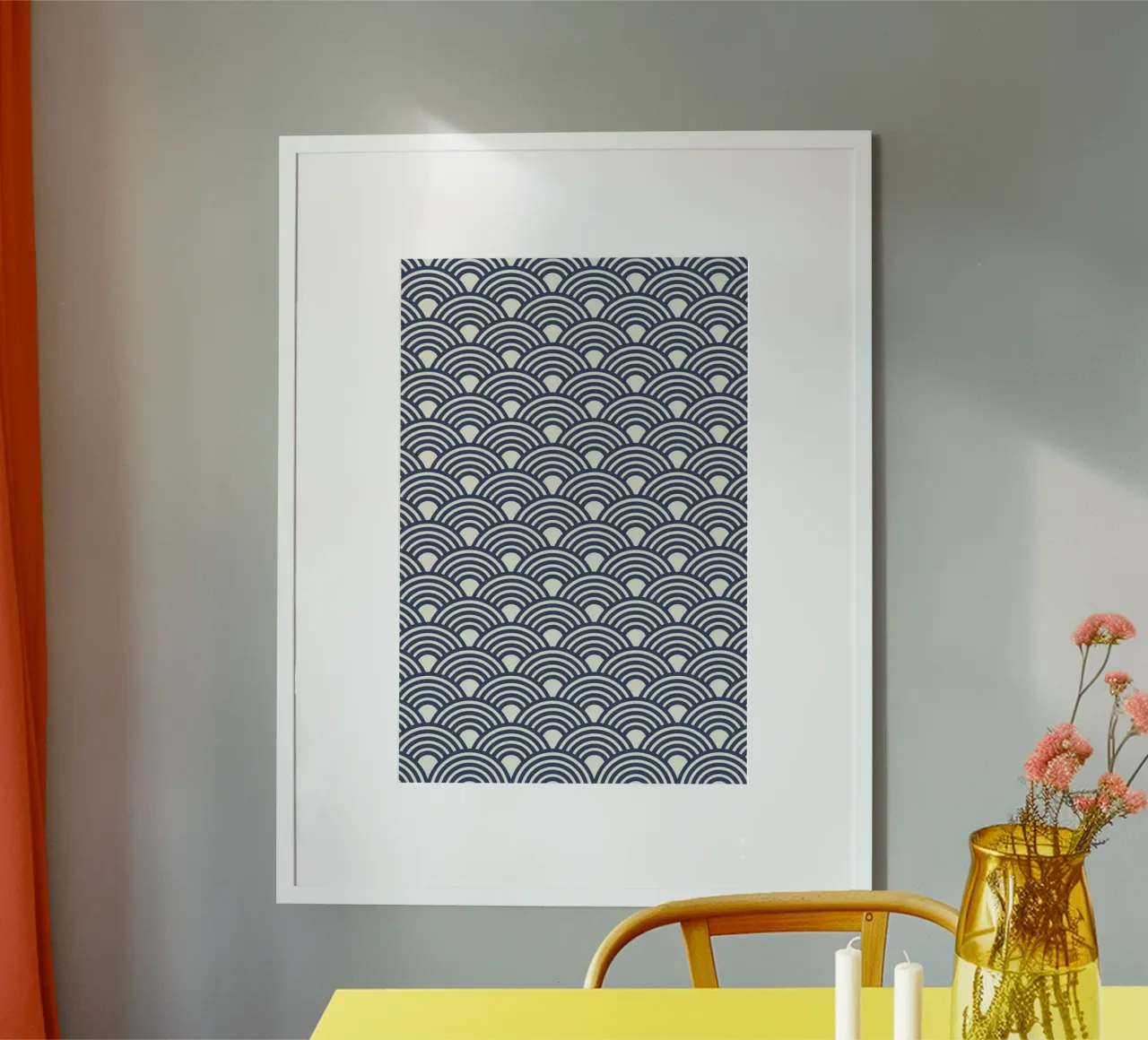 Eastern Waves Dark poster da Bo Lundberg