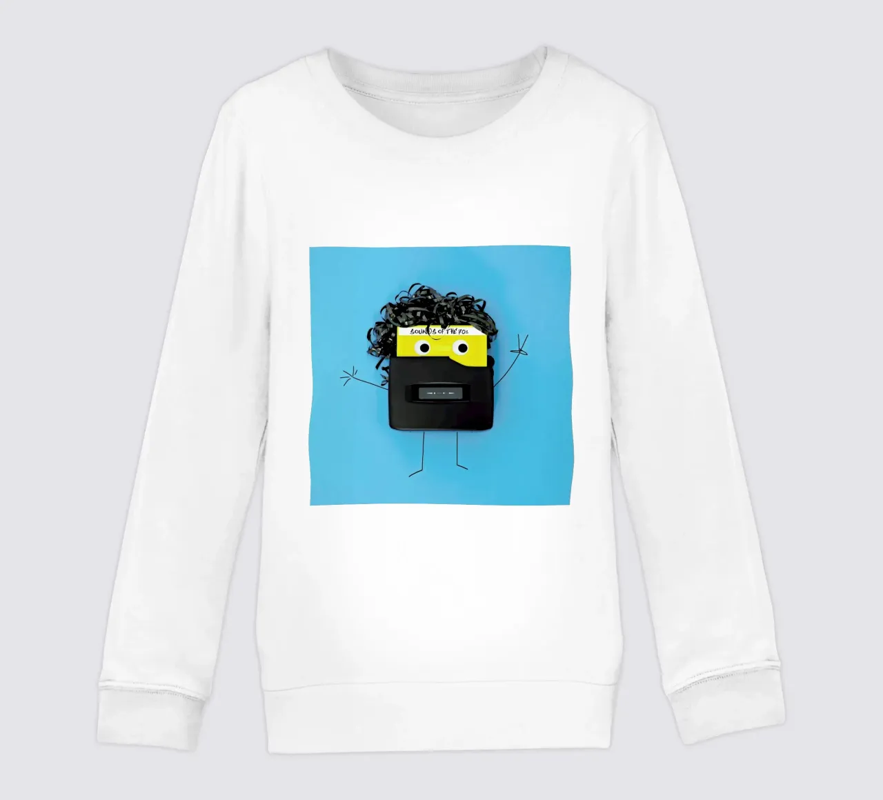 Walk, Man kids sweatshirt by Juj Winn