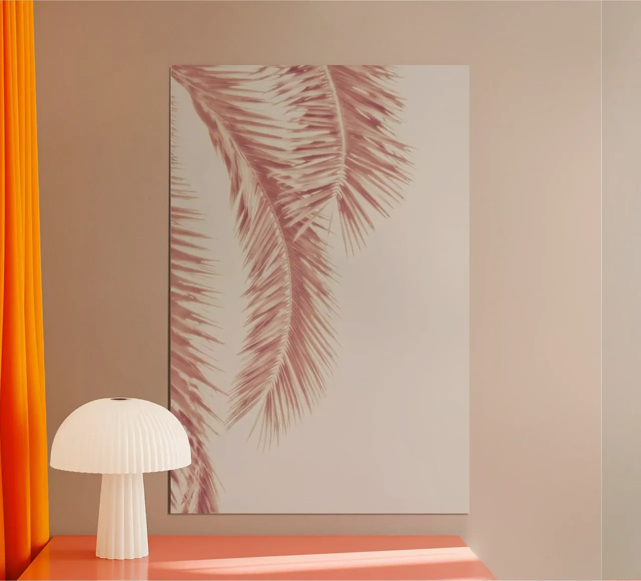 Rose Palm Leaves Hahnemühle von Monika Strigel