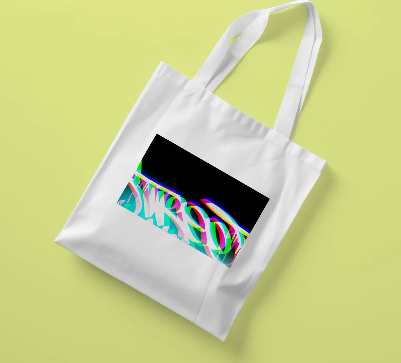 RGB Graffiti jute draagtas van Flo Klein