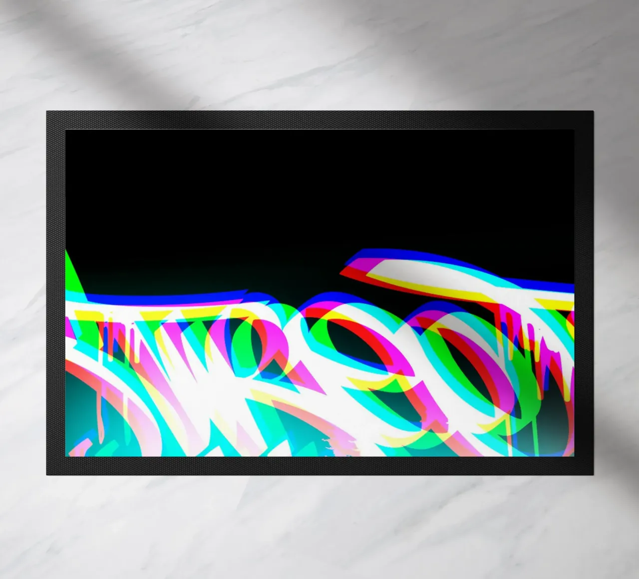 RGB Graffiti zerbino da Flo Klein