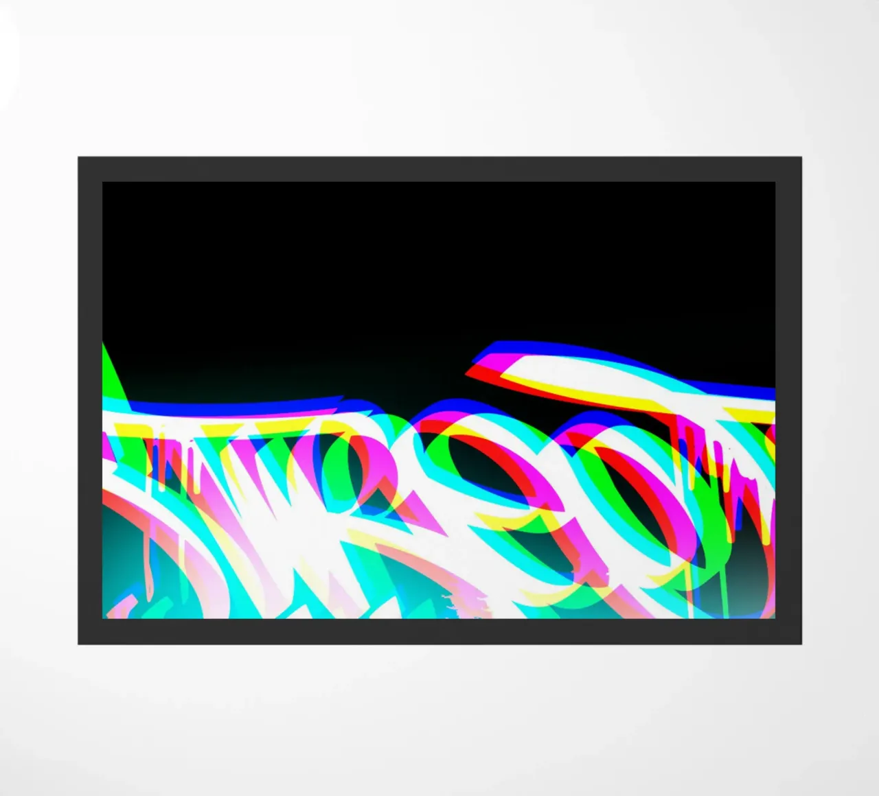 RGB Graffiti zerbino da Flo Klein