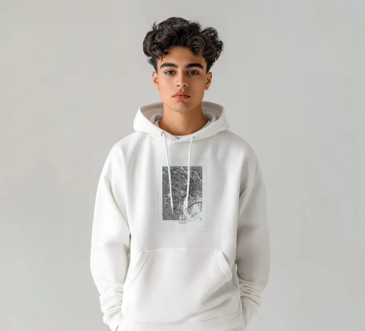 Tokyo Minimal hoodie by Hubert Roguski