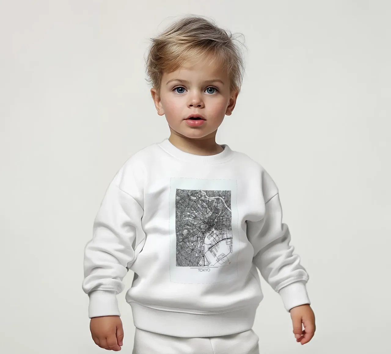 Tokyo Minimal baby sweatshirt van Hubert Roguski