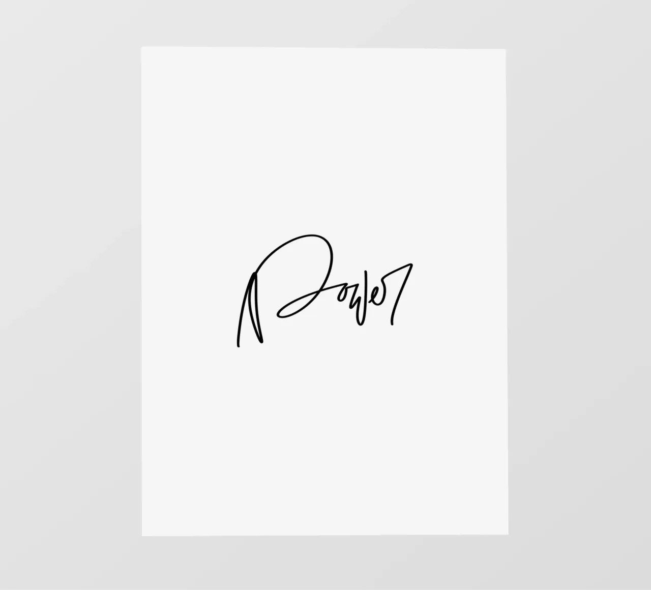 Power photo wallpaper by LIMITED EDITION LETTERS