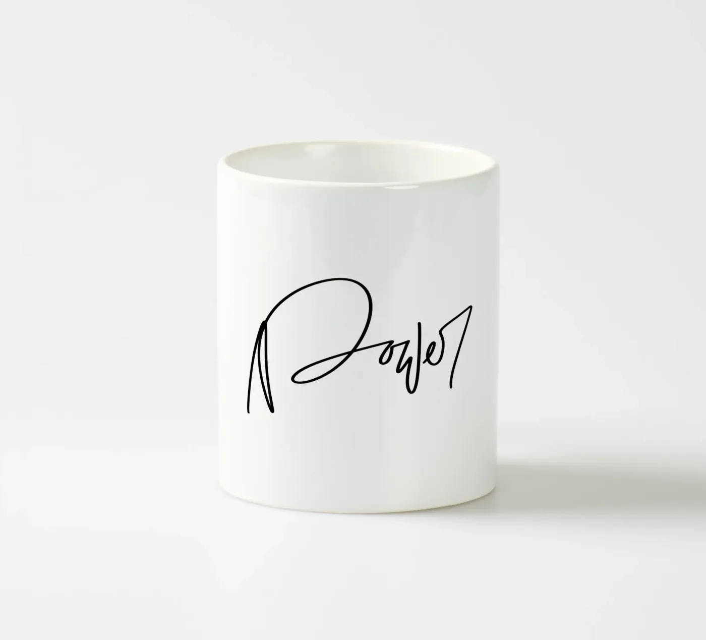 Power ceramic mug by LIMITED EDITION LETTERS