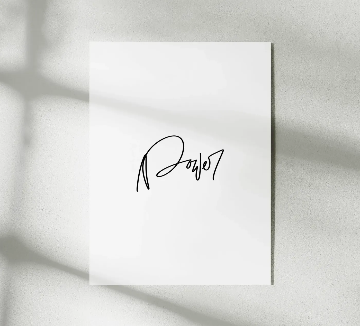 Power plexiglass da LIMITED EDITION LETTERS