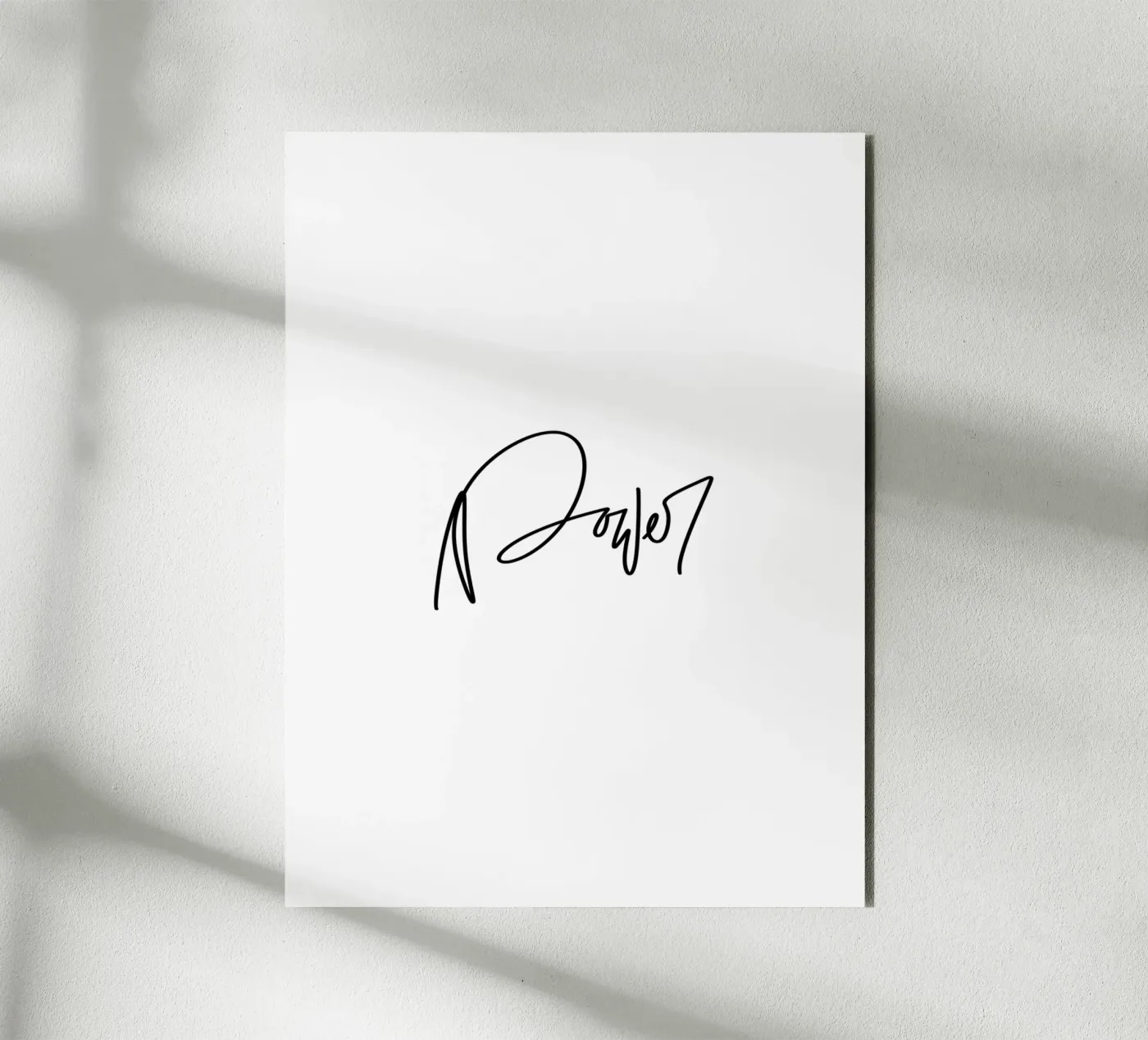 Power alluminio dibond da LIMITED EDITION LETTERS