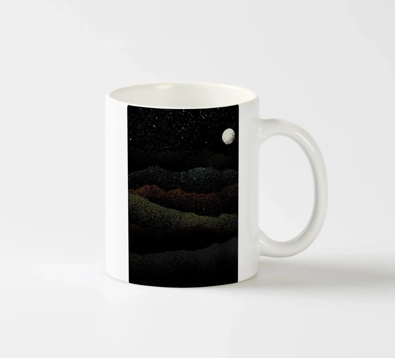 Mountains beyond mountains tazza in ceramica da Florent Bodart