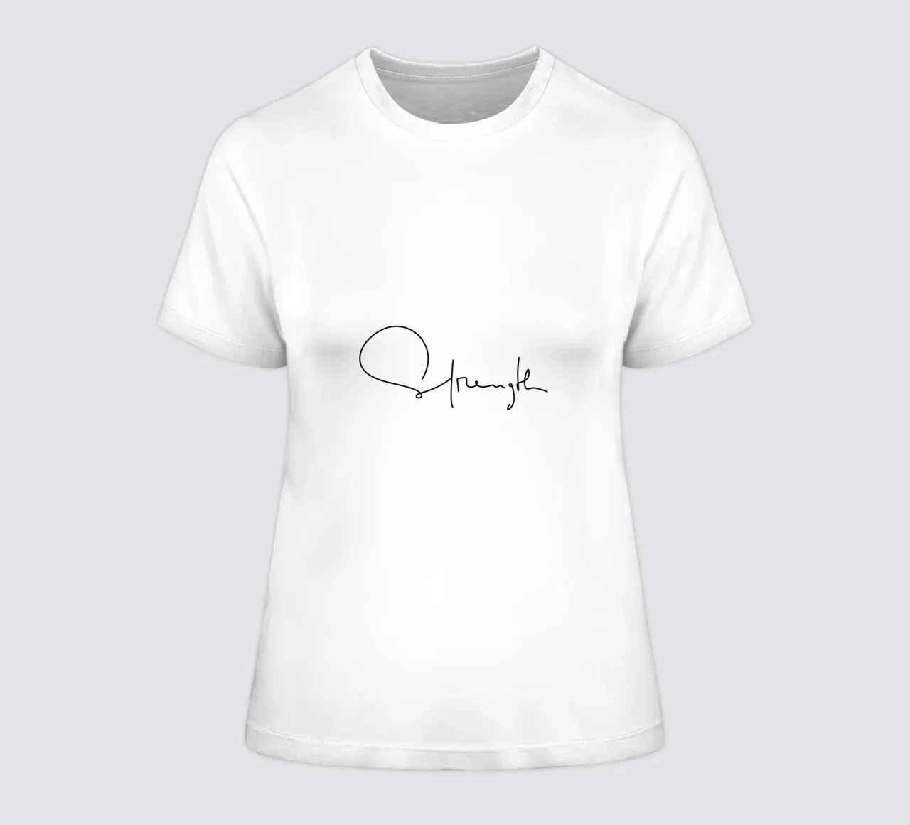 Strength t-shirt ajusté pour femmes de LIMITED EDITION LETTERS