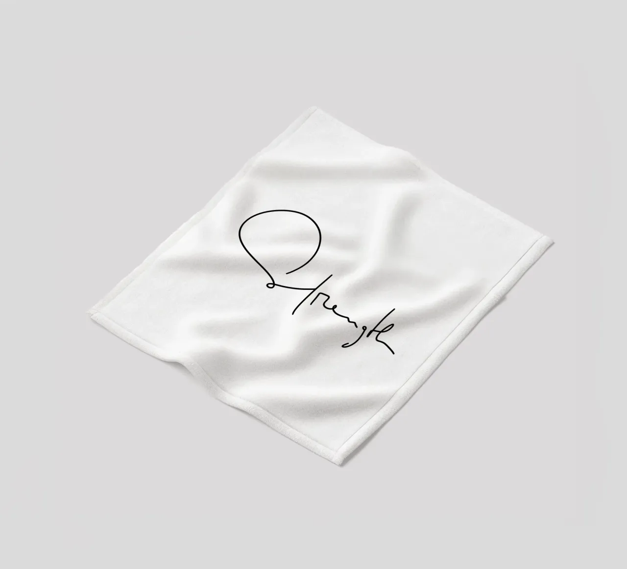 Strength Fleecedecke von LIMITED EDITION LETTERS