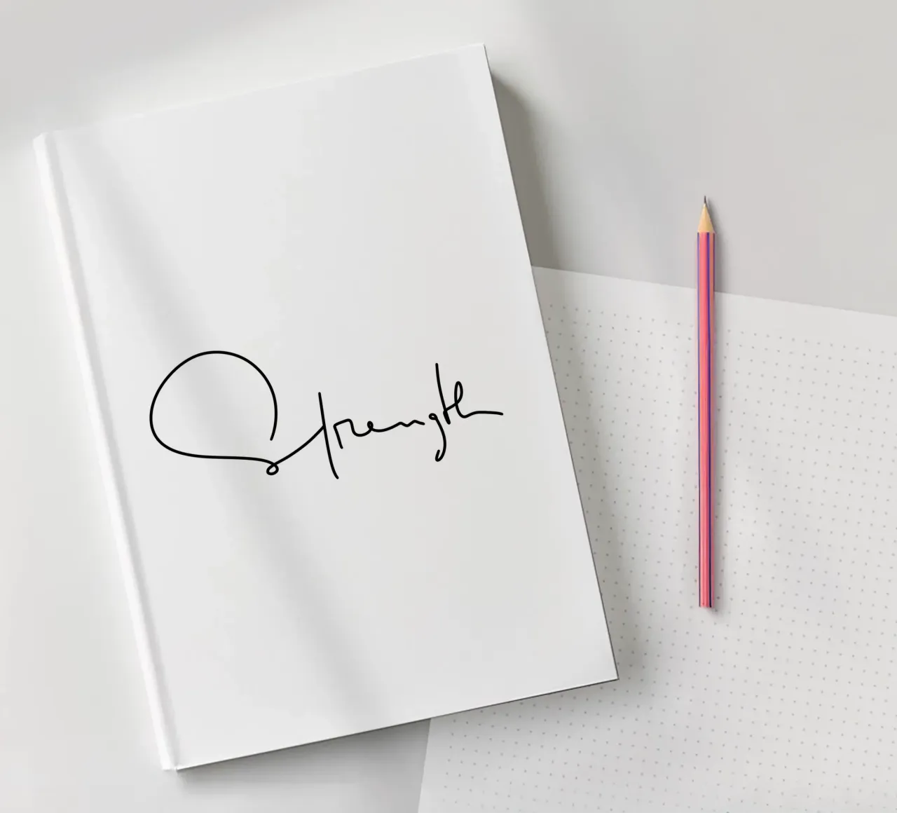 Strength notebook by LIMITED EDITION LETTERS