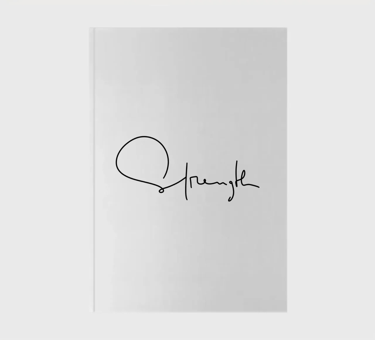 Strength notebook by LIMITED EDITION LETTERS