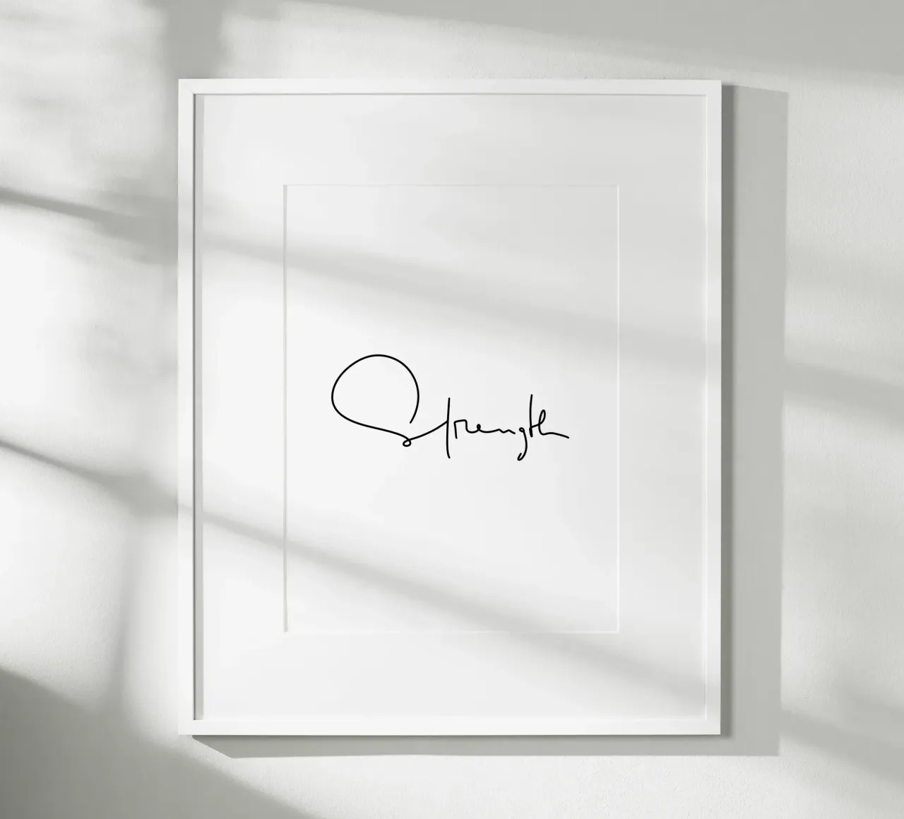 Strength poster da LIMITED EDITION LETTERS