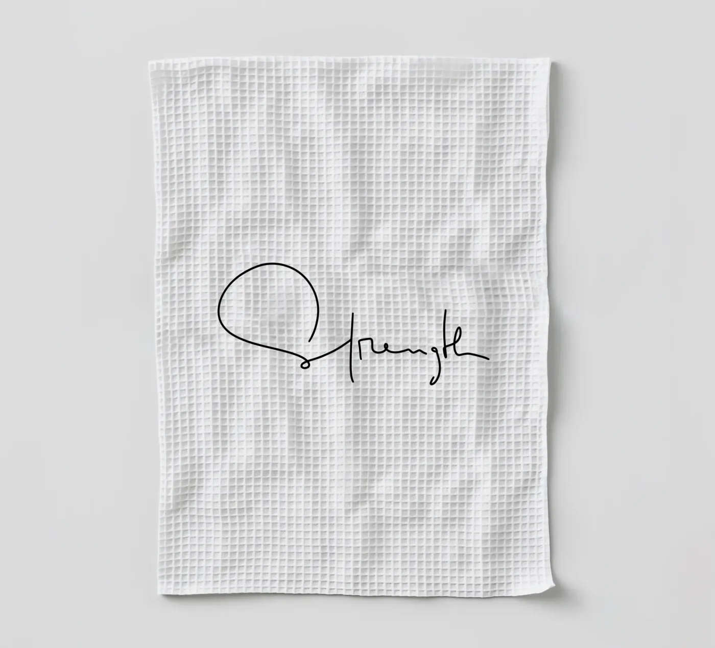 Strength torchon de LIMITED EDITION LETTERS