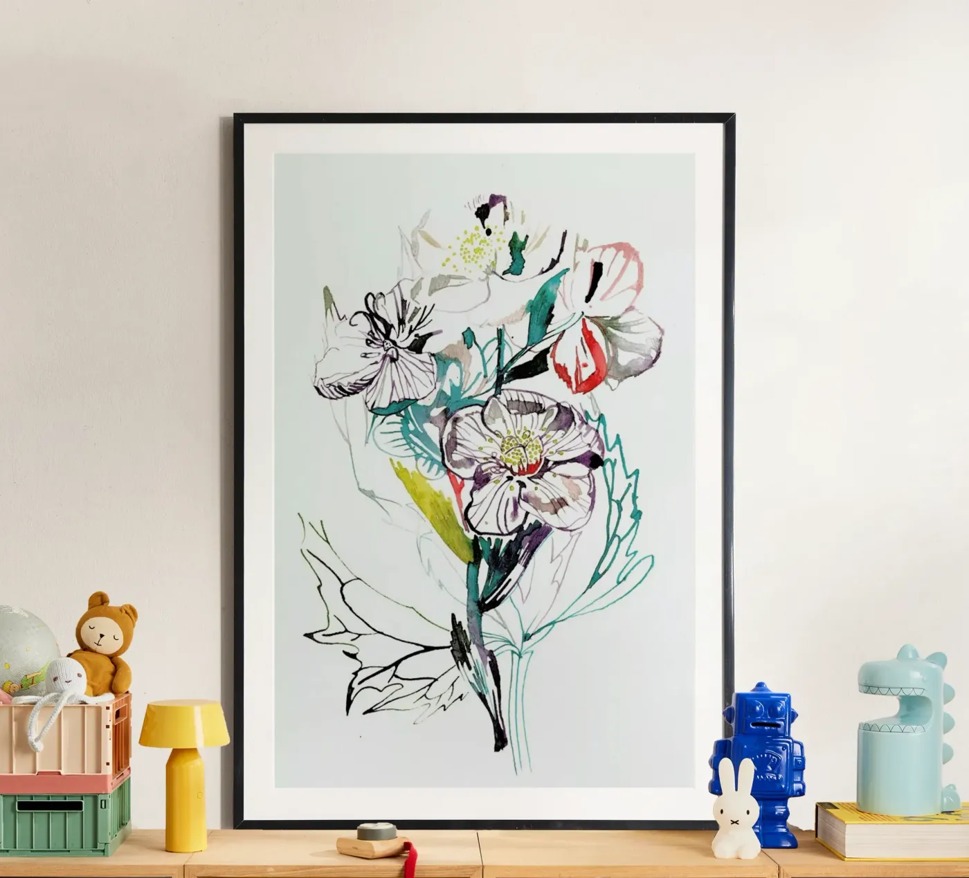 Bouquet White poster da Céleste Hollak