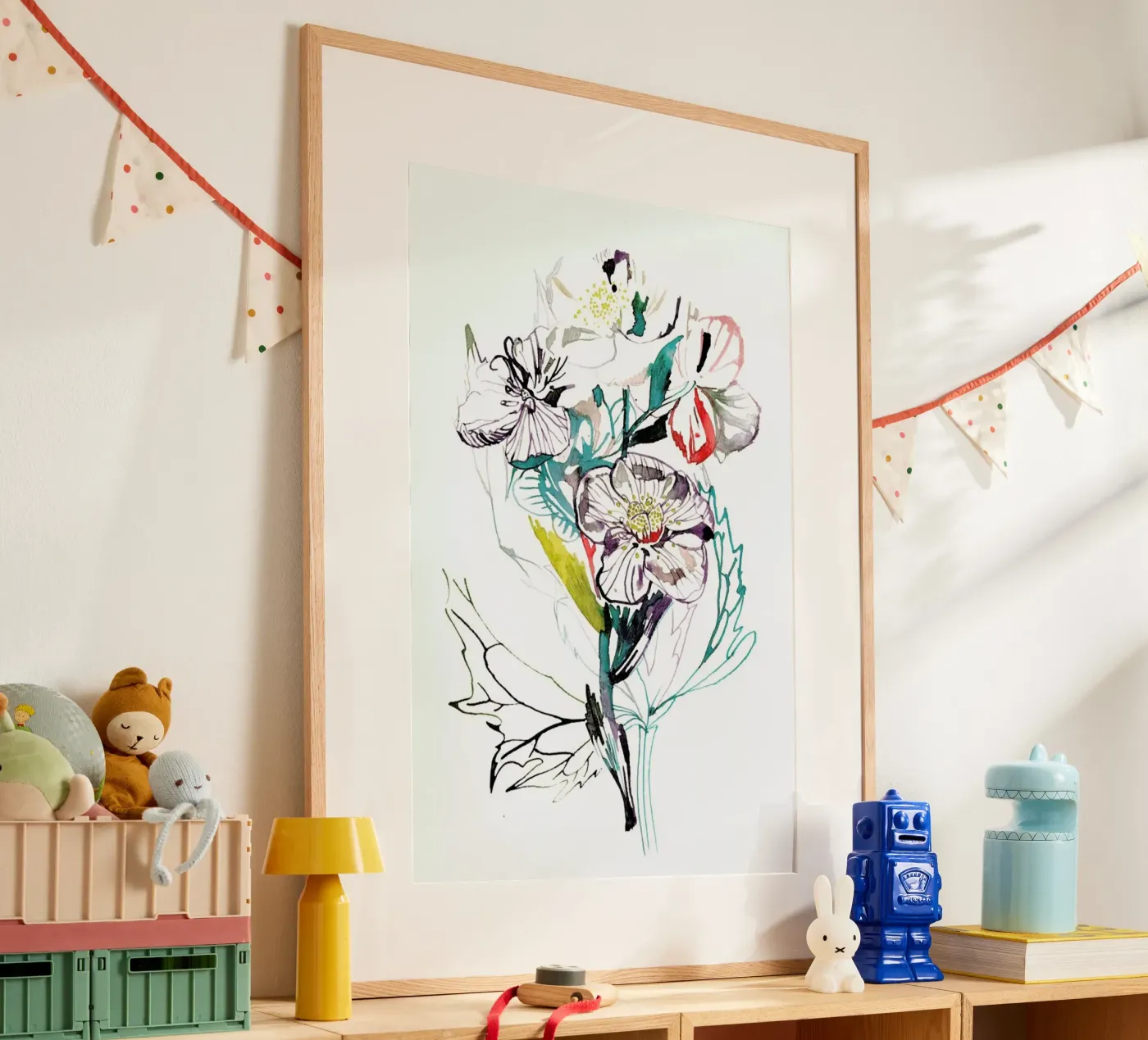 Bouquet White poster da Céleste Hollak