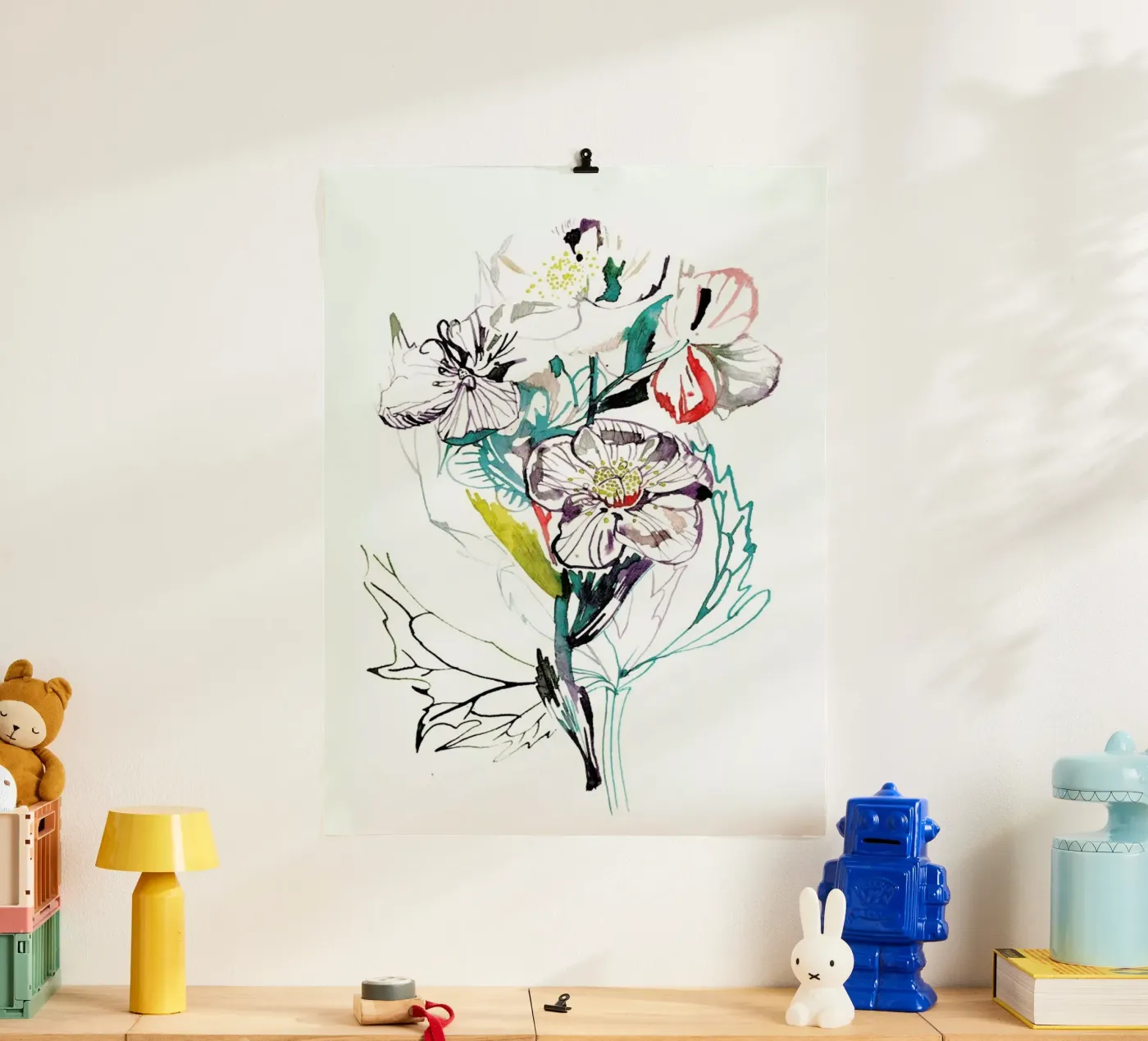 Bouquet White poster da Céleste Hollak