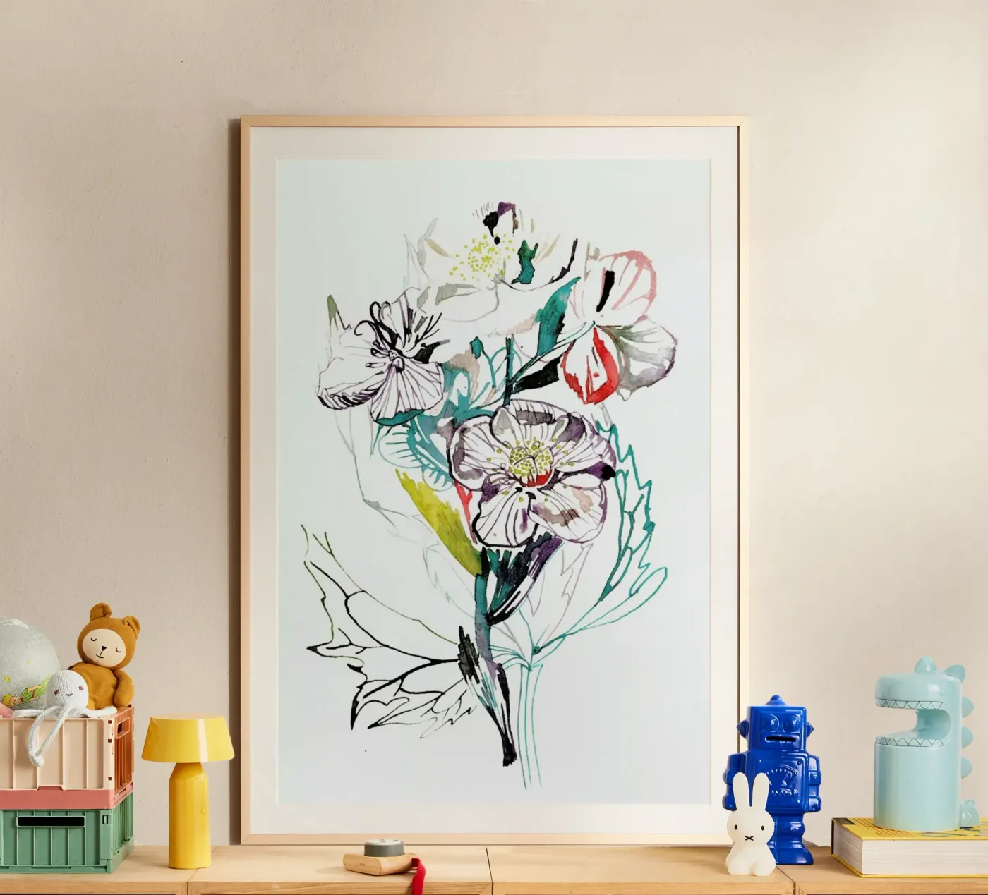 Bouquet White poster da Céleste Hollak
