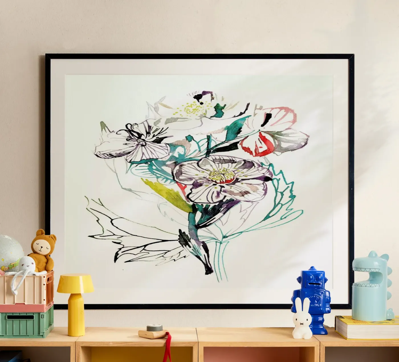 Bouquet White poster da Céleste Hollak