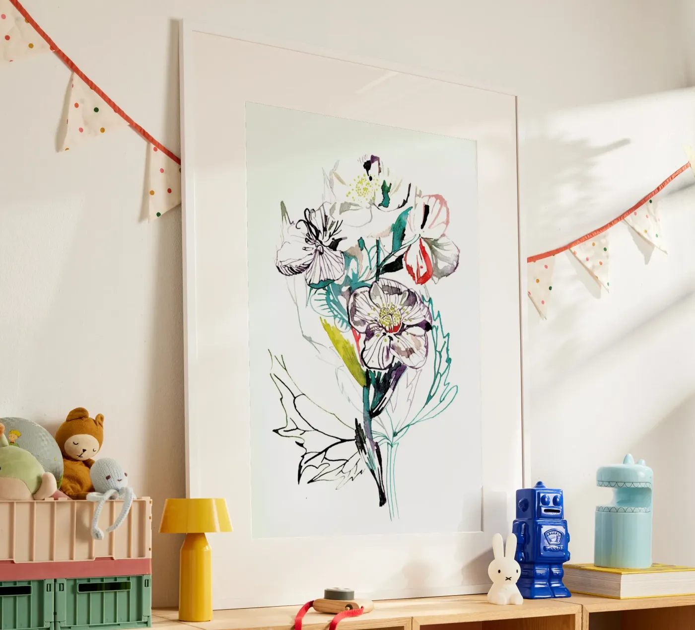 Bouquet White poster da Céleste Hollak