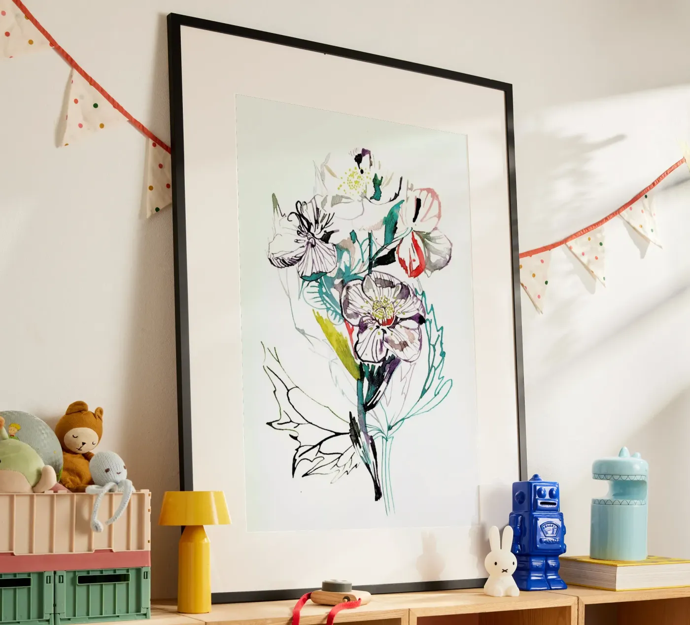 Bouquet White poster da Céleste Hollak