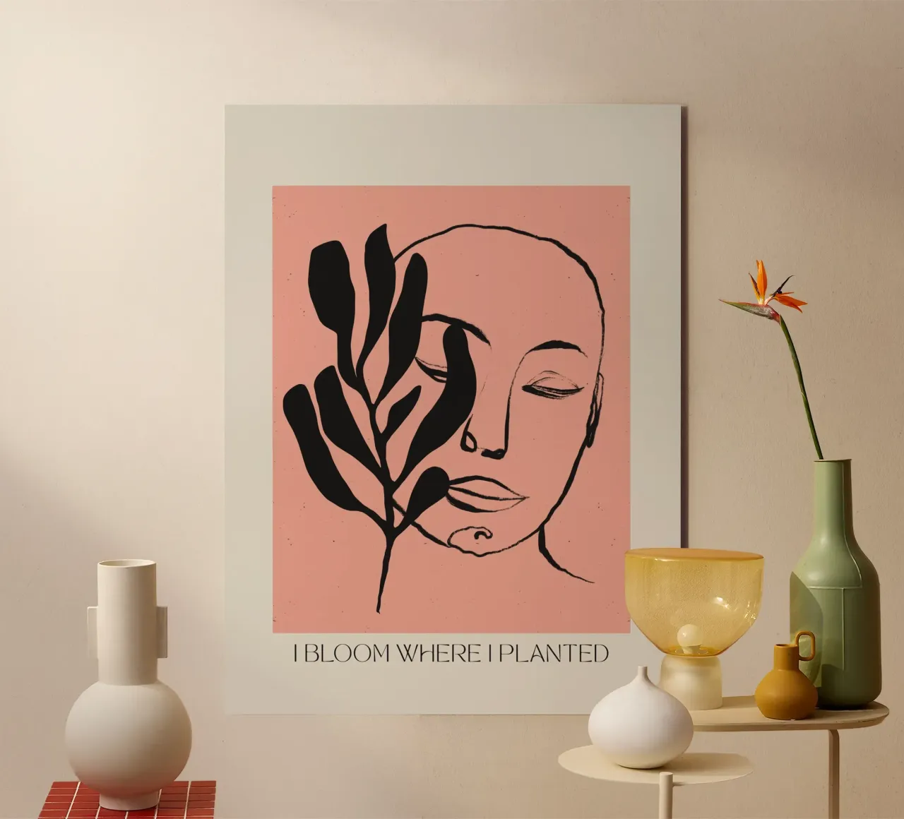 I Bloom Where I Planted alluminio dibond da treechild