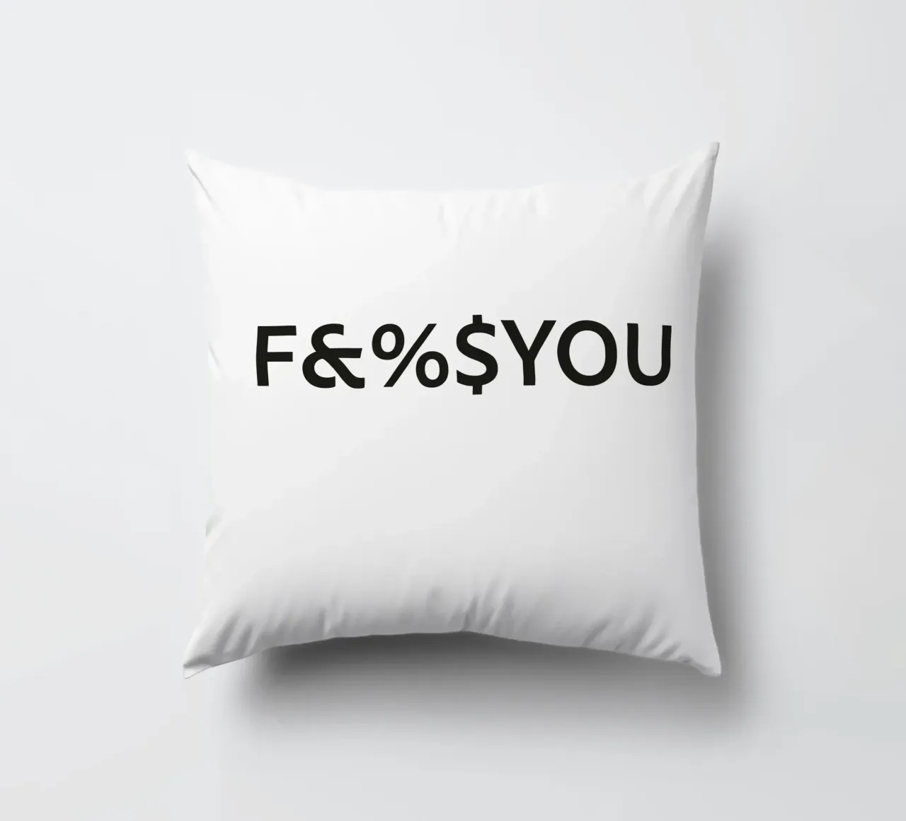 FCKYOU cuscino da Flo Klein