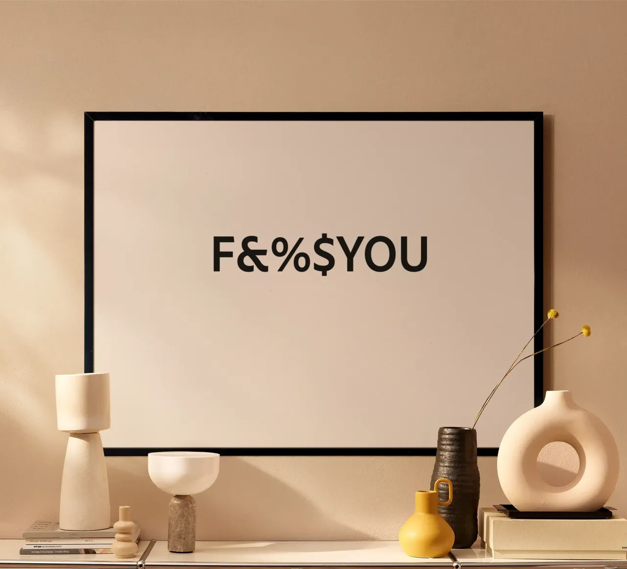 FCKYOU poster da Flo Klein