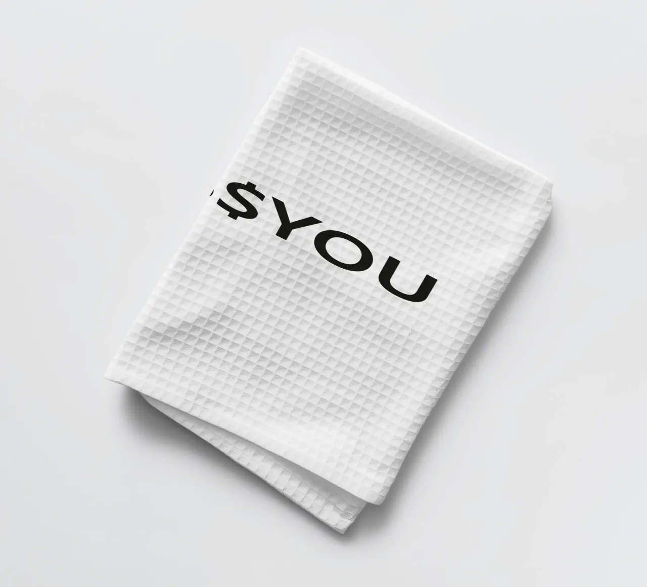 FCKYOU canovaccio da cucina da Flo Klein