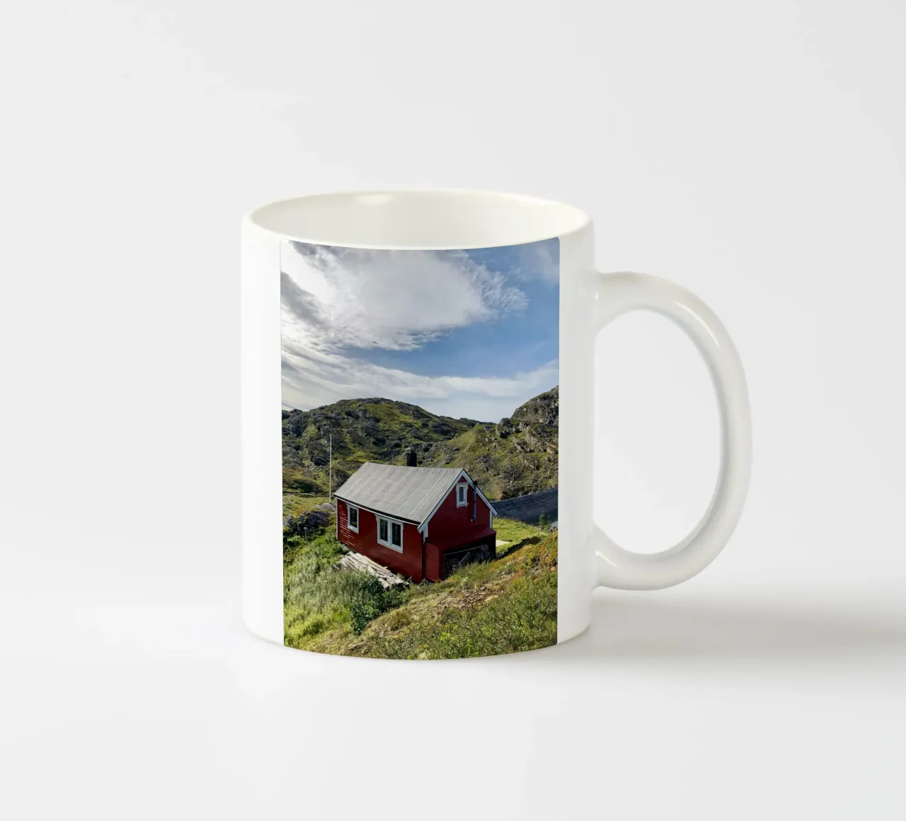 Berghütte mug en céramique de SteffisNatursicht