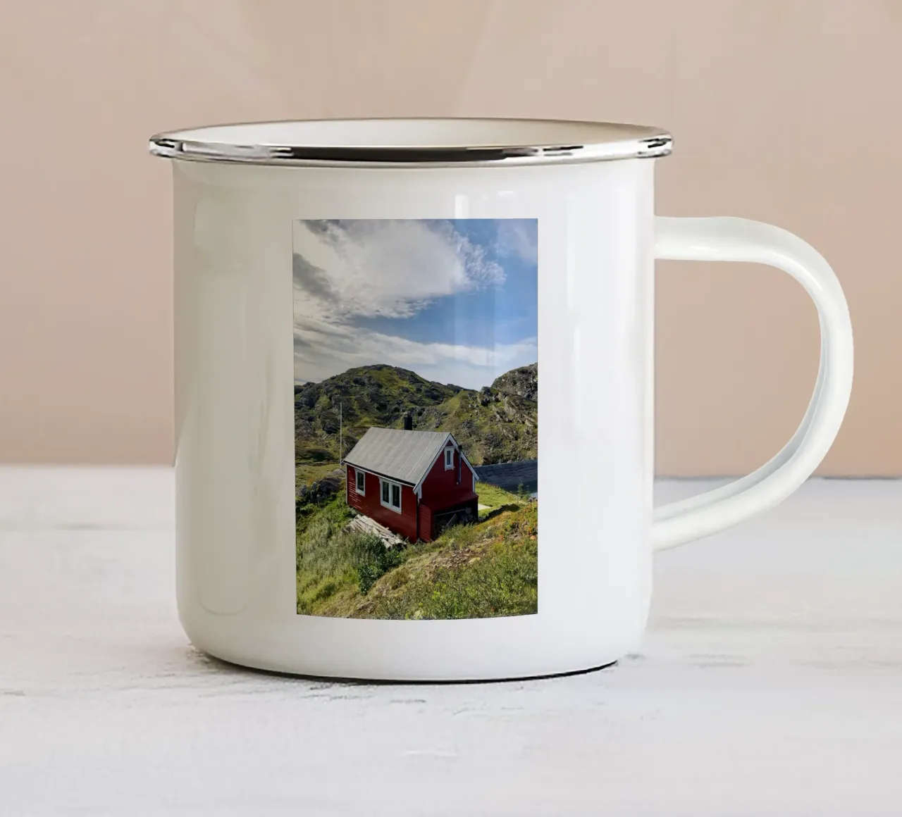 Berghütte tazza in smalto da SteffisNatursicht