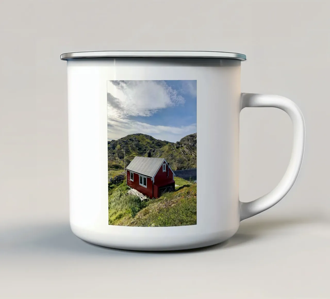 Berghütte tazza in smalto da SteffisNatursicht