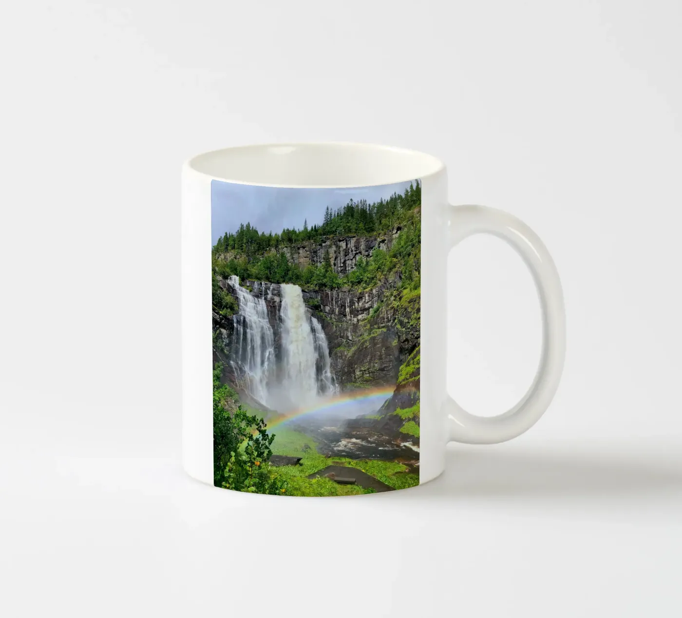 Waterfall ceramic mug by SteffisNatursicht