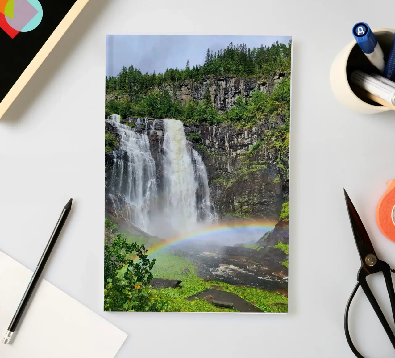 Waterfall notebook by SteffisNatursicht