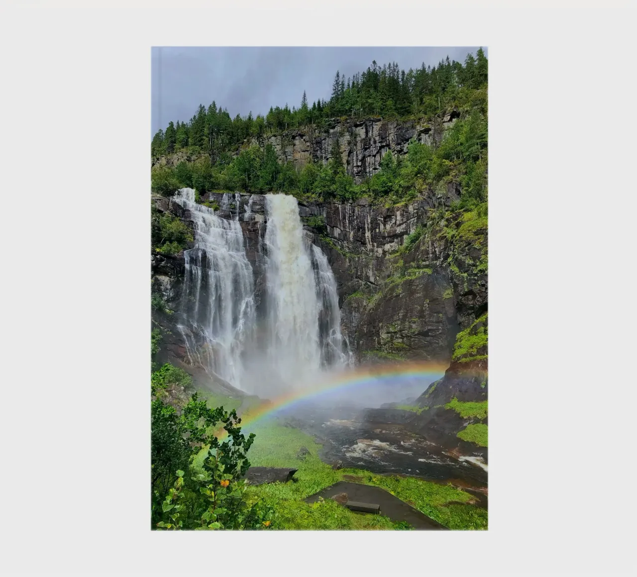 Waterfall notebook by SteffisNatursicht