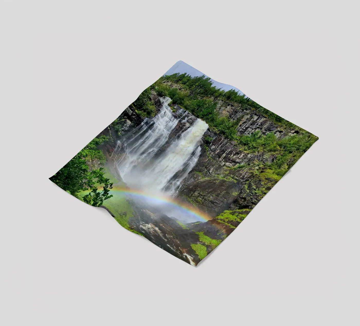 Waterfall Fleecedecke von SteffisNatursicht