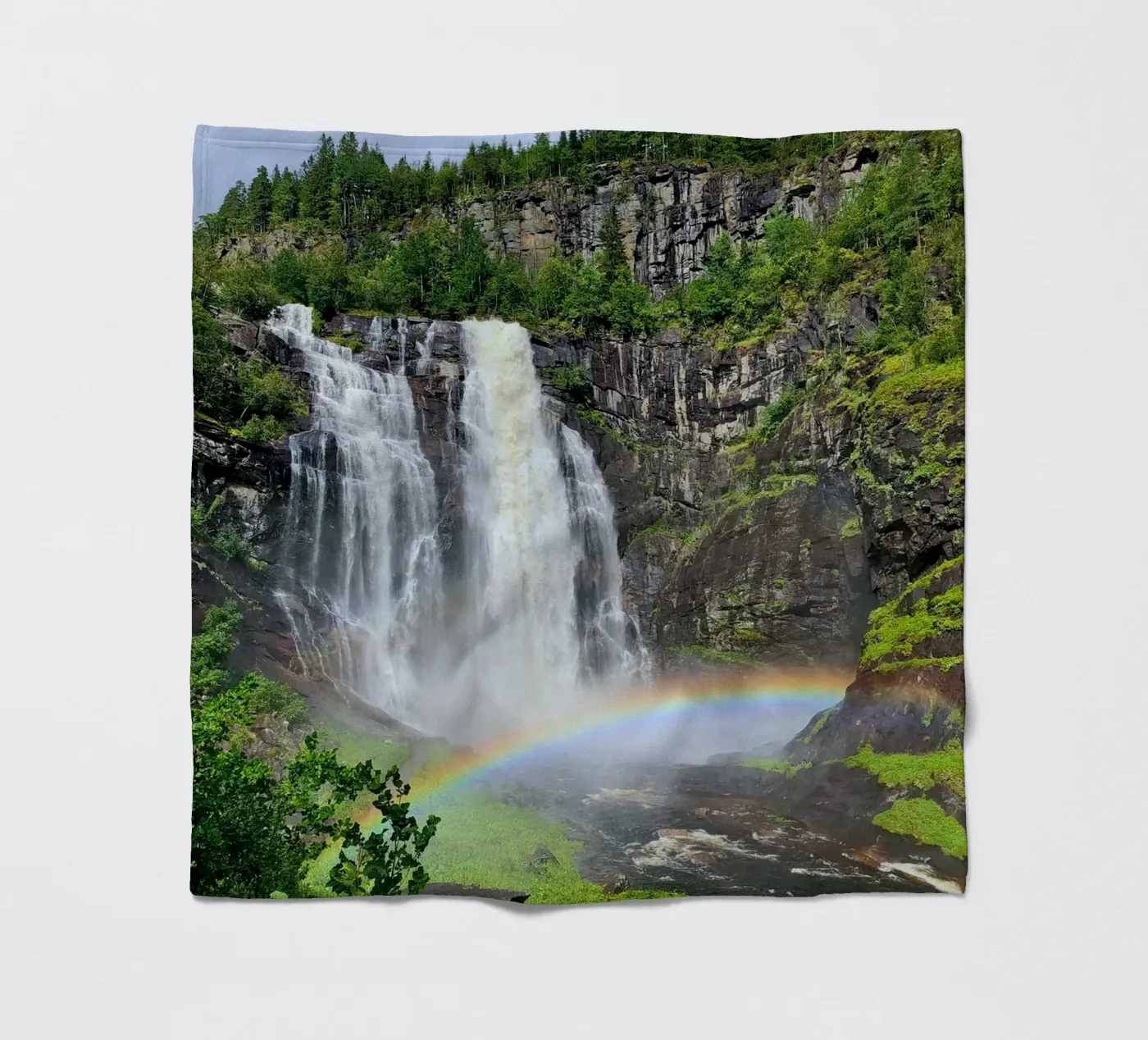 Waterfall Fleecedecke von SteffisNatursicht