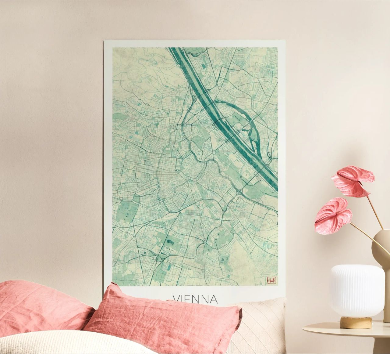 Vienna Vintage Poster von Hubert Roguski