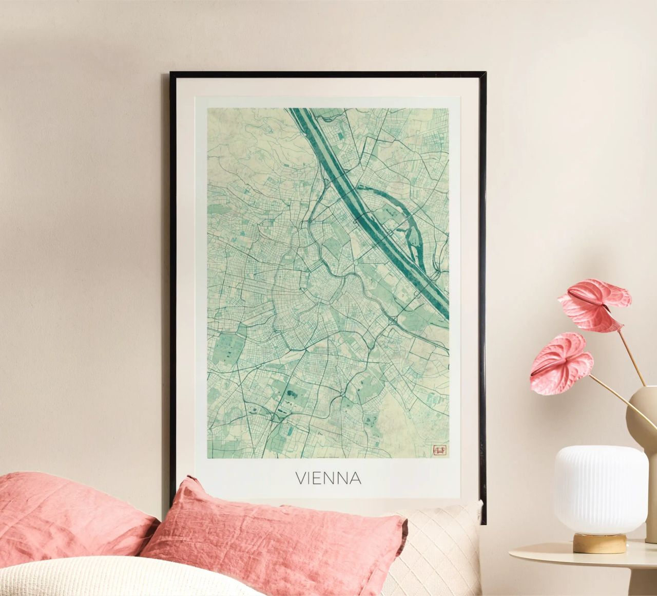 Vienna Vintage Poster von Hubert Roguski