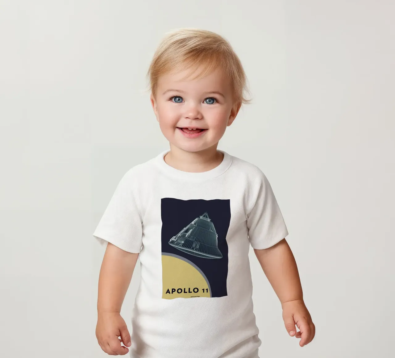 Apollo 11  Landing Module 5 Baby T-Shirt von Marc Schulthess