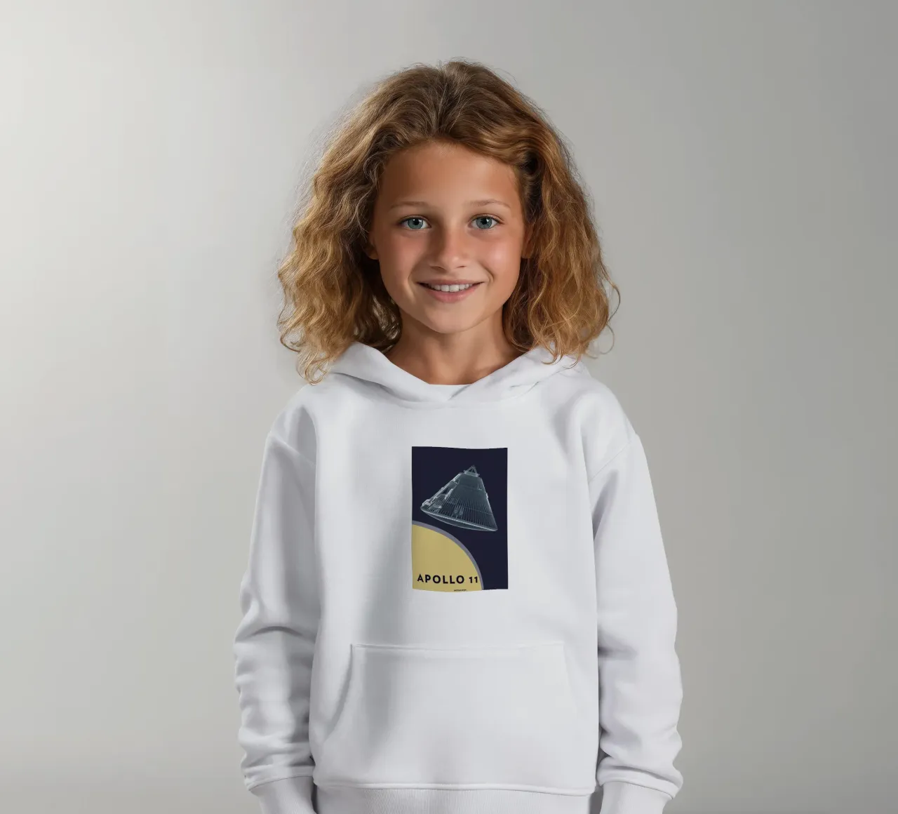 Apollo 11 Landing Module 5 felpa bambino con cappuccio da Marc Schulthess