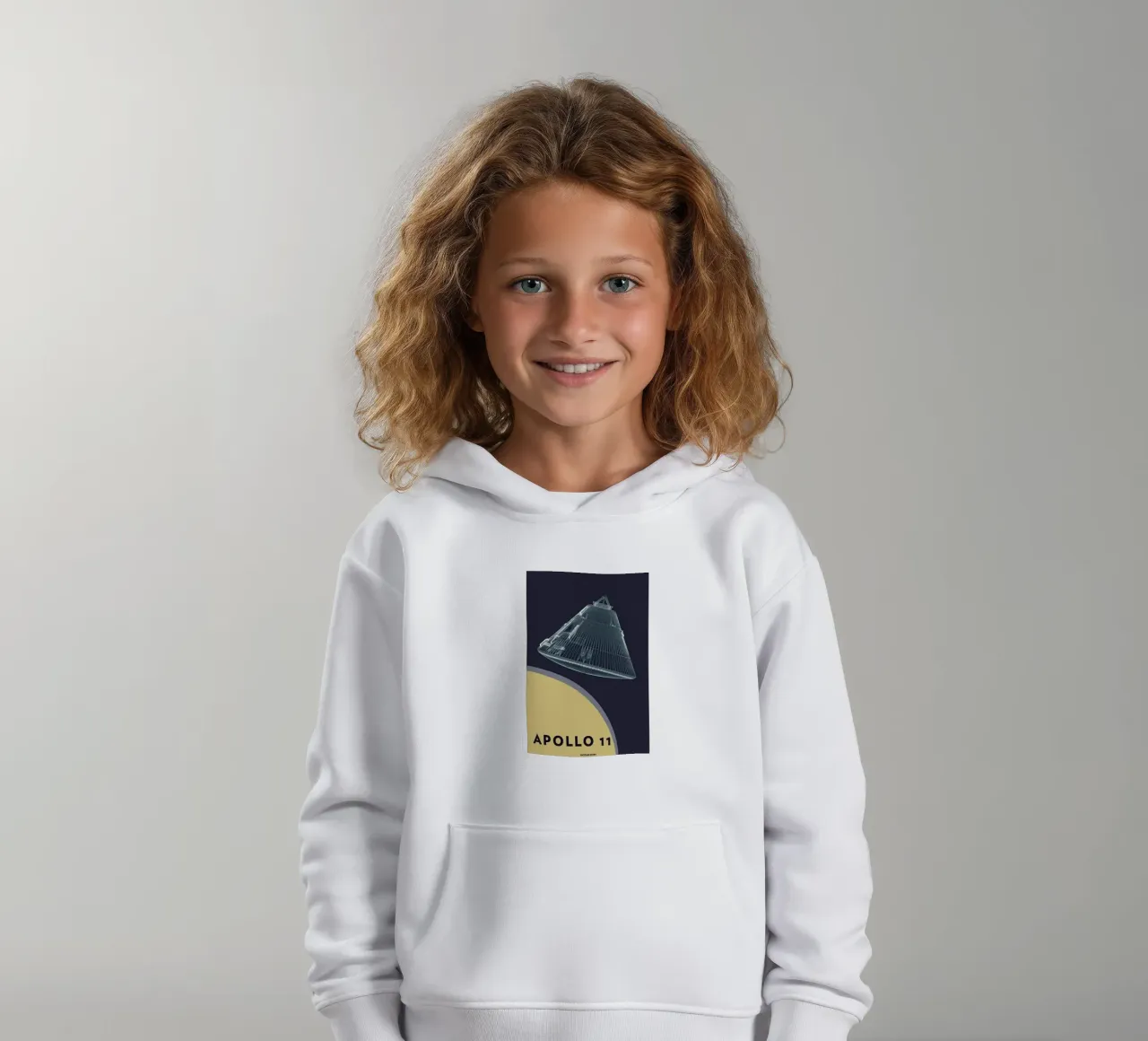 Apollo 11  Landing Module 5 felpa bambino con cappuccio da Marc Schulthess