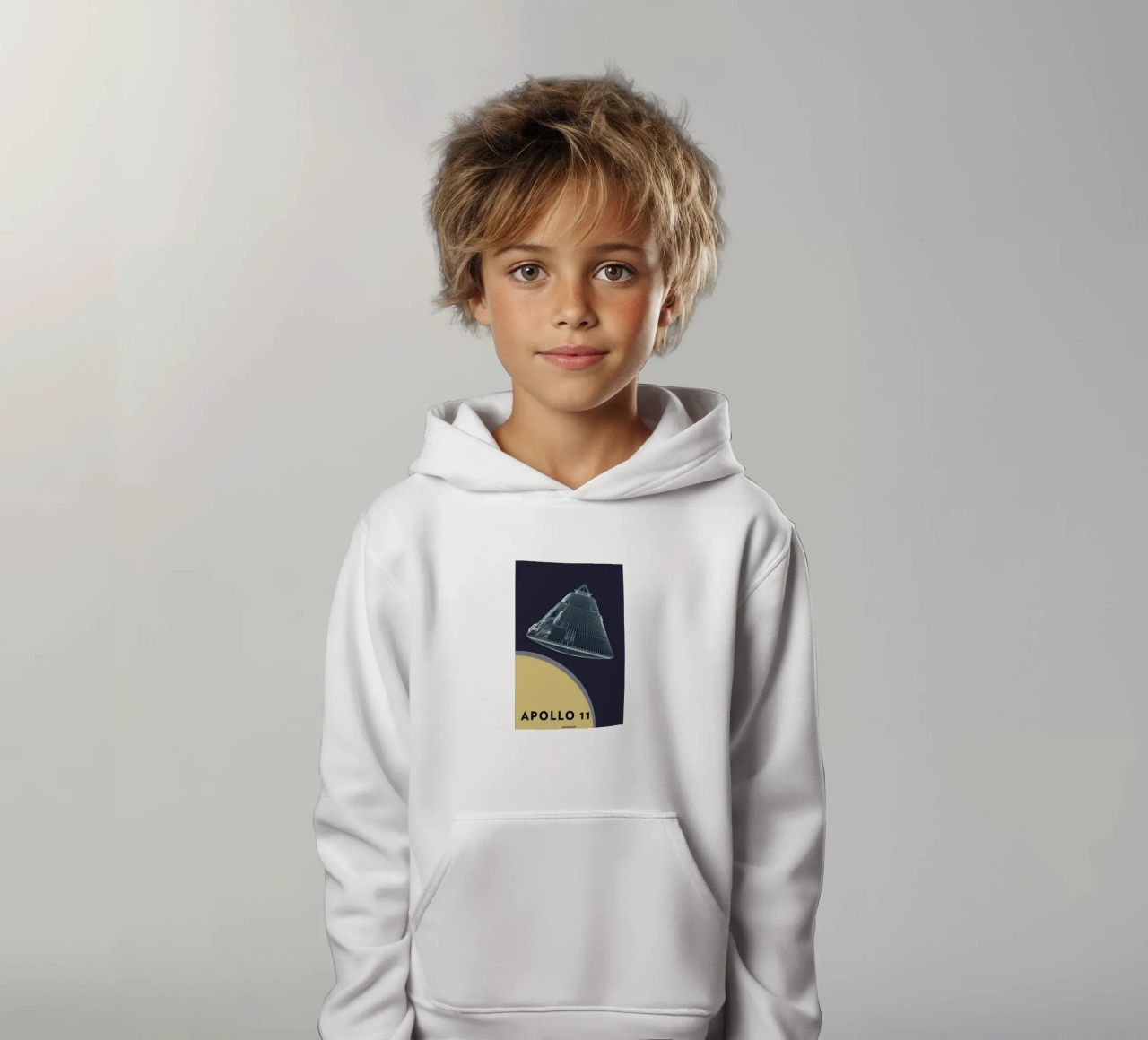 Apollo 11  Landing Module 5 felpa bambino con cappuccio da Marc Schulthess