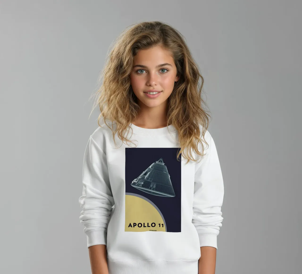 Apollo 11  Landing Module 5 Kinder Sweatshirt von Marc Schulthess