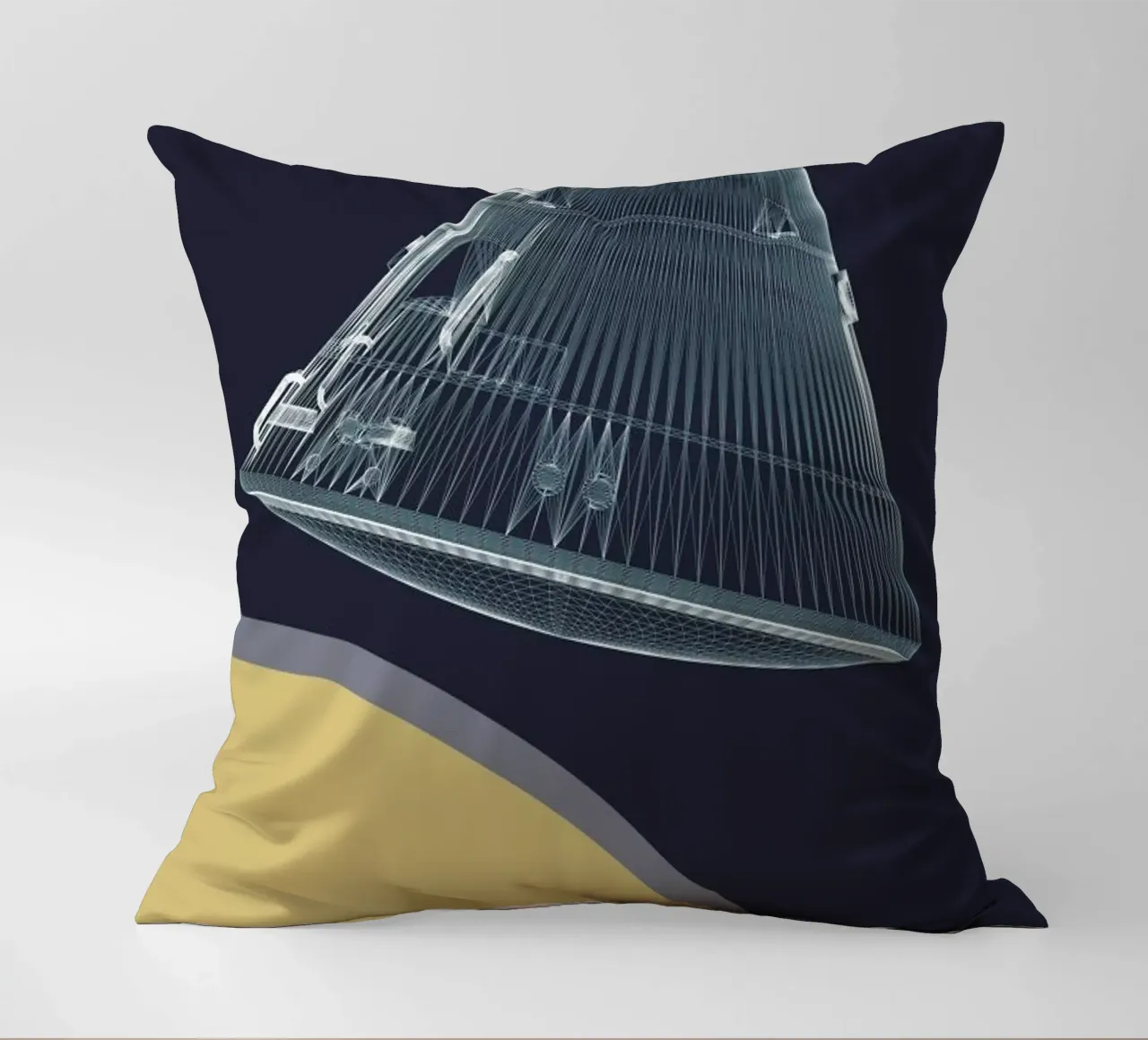 Apollo 11 Landing Module 5 cuscino da Marc Schulthess